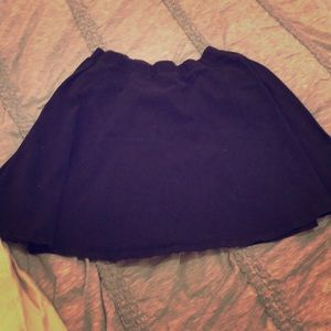 Black hi wasted skirt